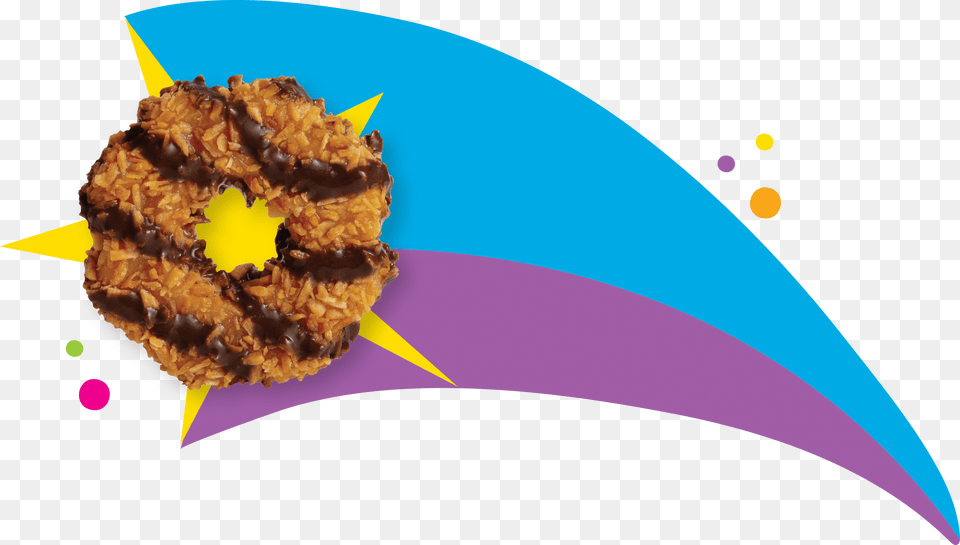 Color Girls Scout Cookie Gif, Food, Sweets, Donut Png