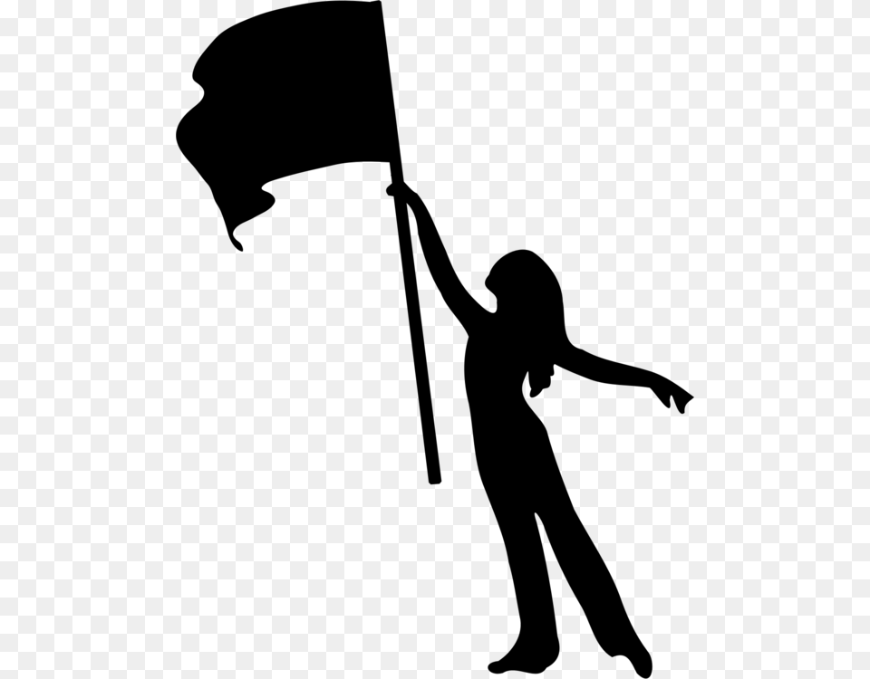 Color Guard Colour Guard Silhouette Art Marching Band Gray Free Png