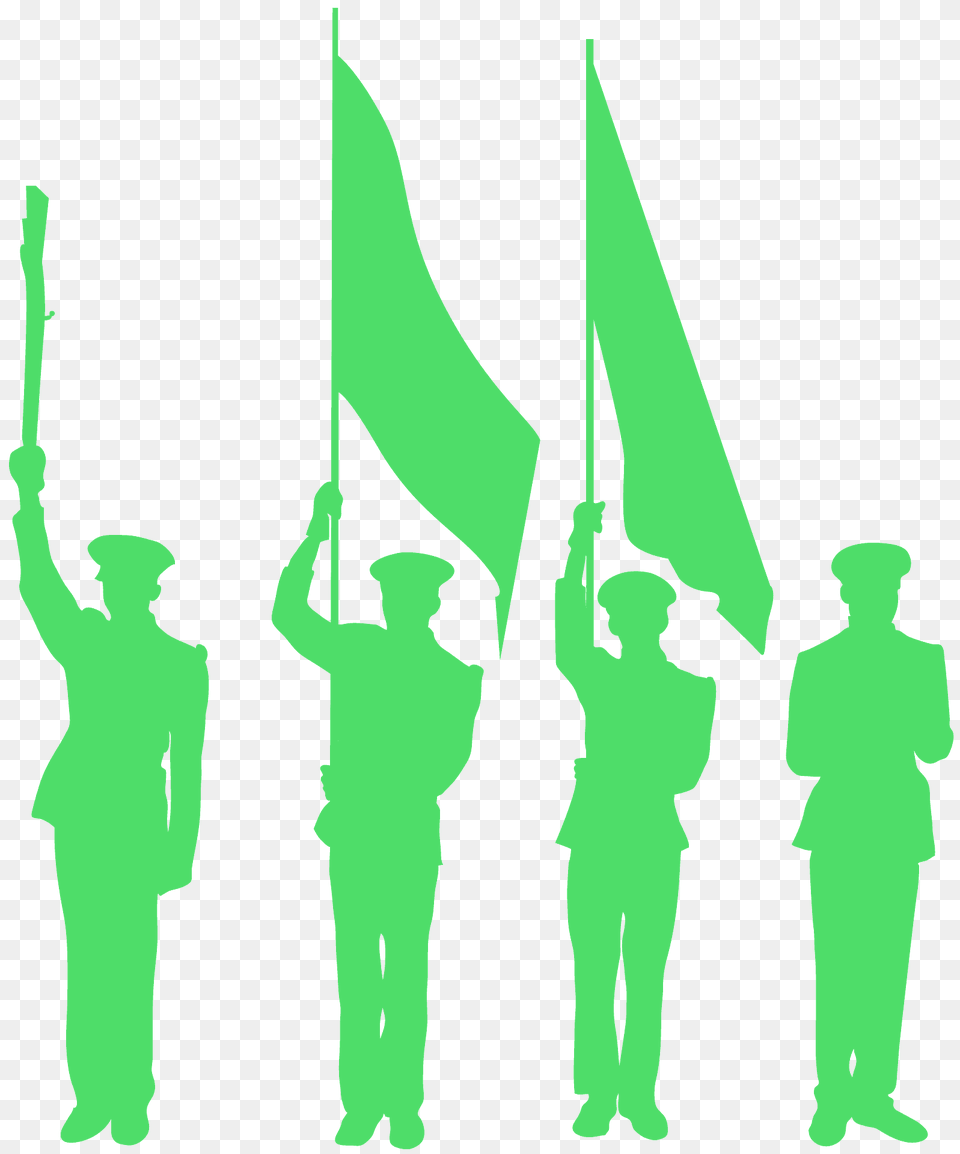 Color Guard Silhouette, People, Person, Light Png