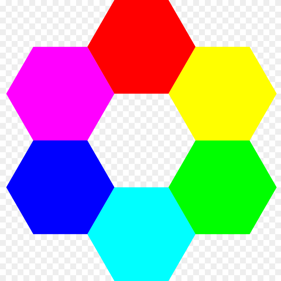 Color Hexagons Clipart, Pattern Png