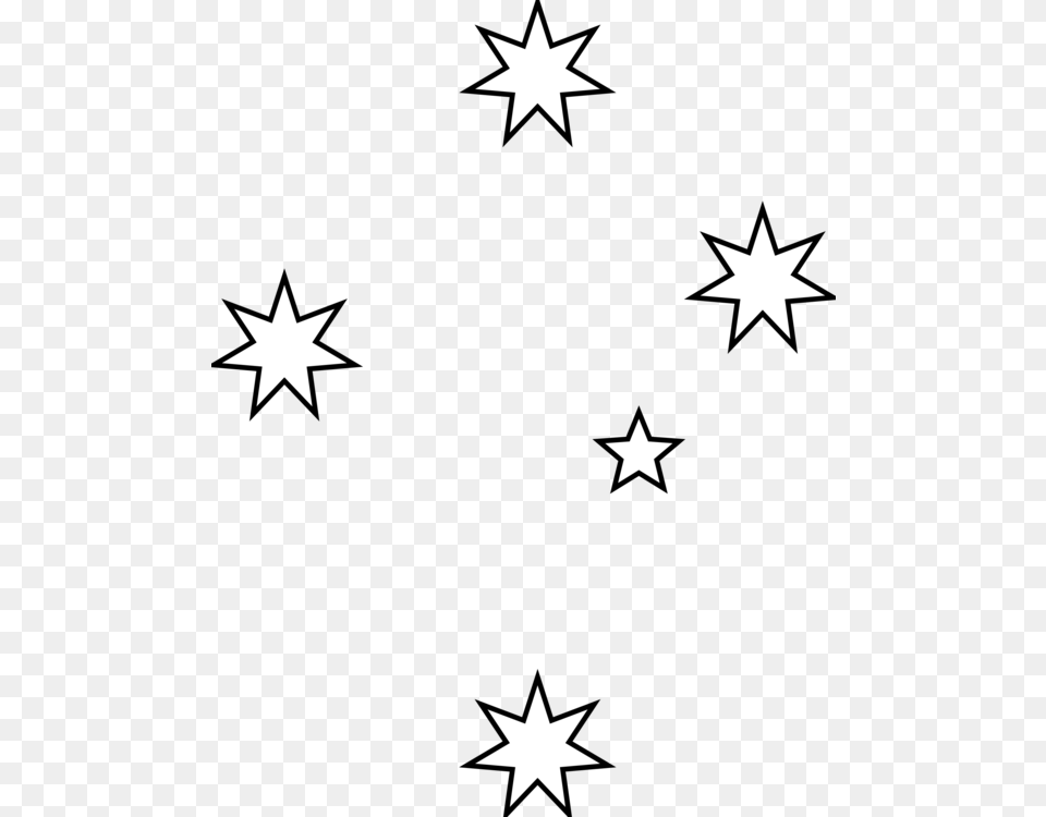 Color In Australian Flag, Star Symbol, Symbol, Nature, Night Free Png Download