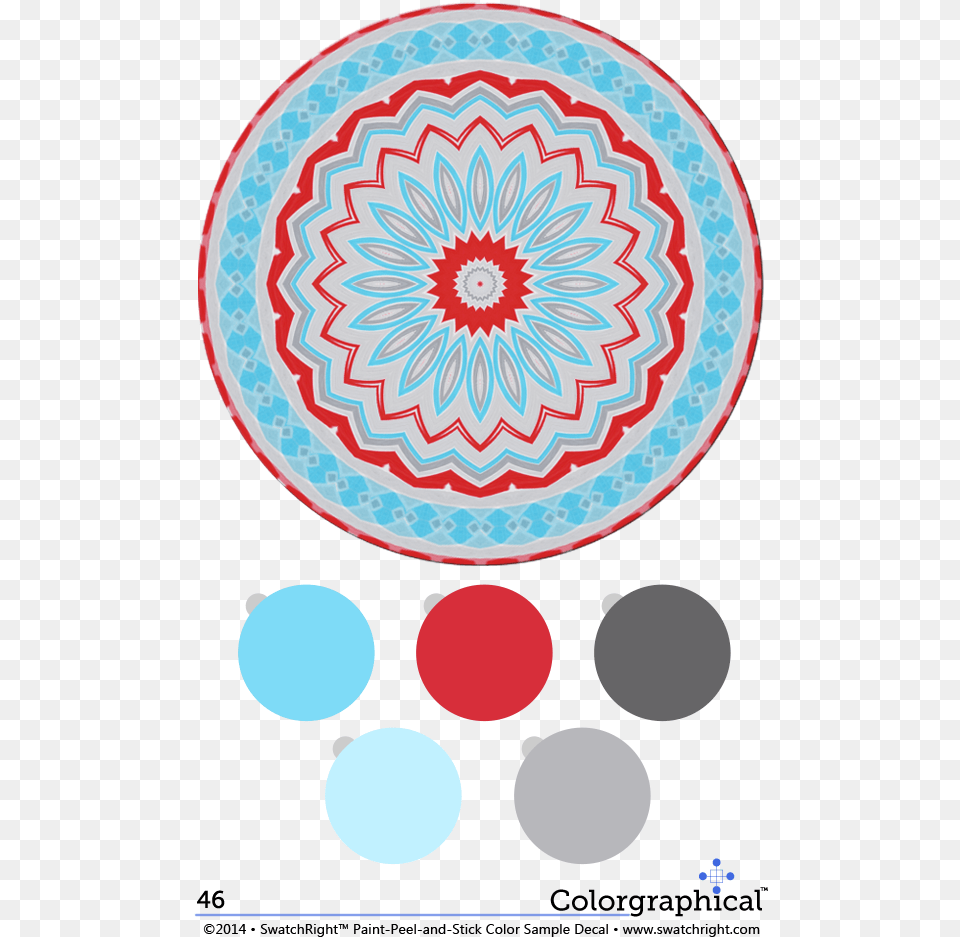 Color Inspiration 46 Color, Home Decor, Plate, Rug, Pattern Free Png Download