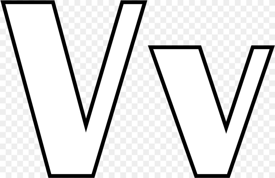 Color Letter V, Triangle, Logo Free Png
