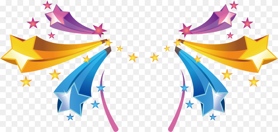 Color Light Radiation Stars Clipart Stars Clipart, Star Symbol, Symbol Free Png