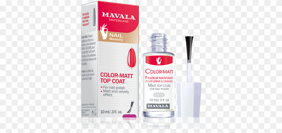 Color Matt Top Coat Mavala Stop 03 Oz, Cosmetics, Bottle Free Png