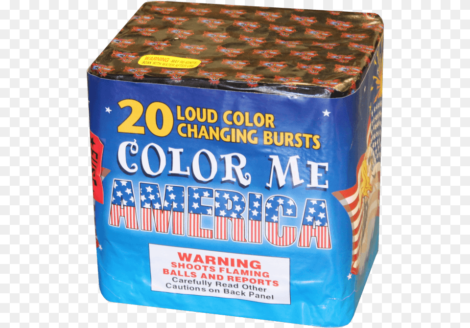Color Me America Box, Can, Tin, Cardboard, Carton Free Png