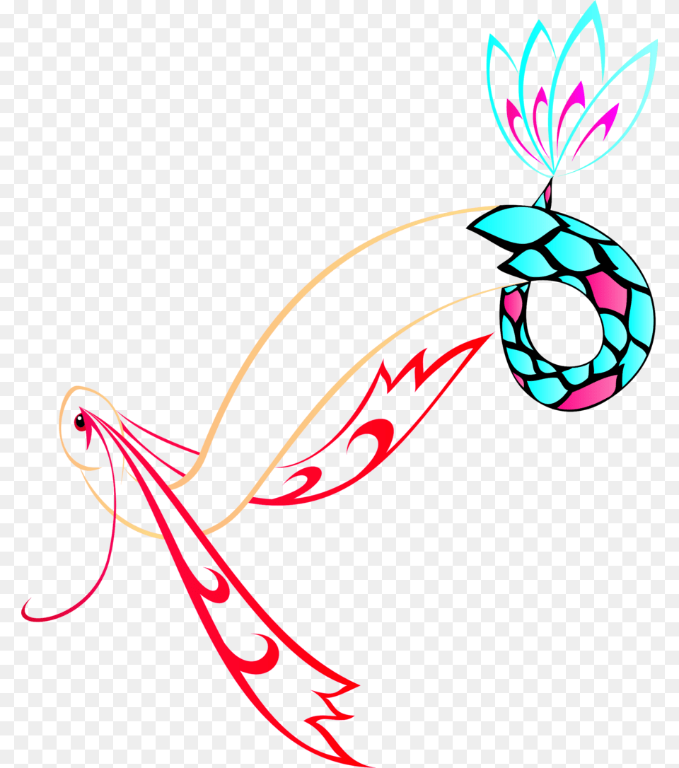 Color Milotic By Argentine123 Mauuu Taruh Di Lengan Milotic Tattoo, Art, Floral Design, Graphics, Pattern Free Png