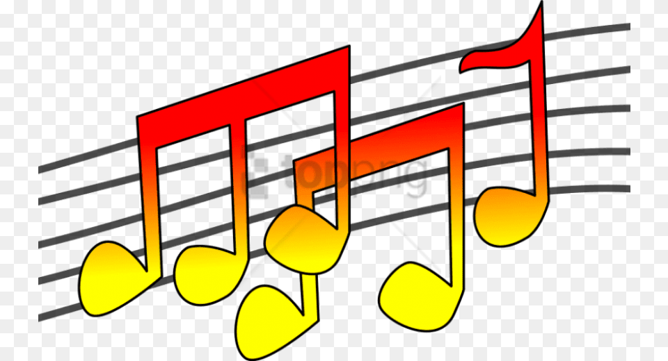 Color Music Notes With Transparent Music Clip Art, Countryside, Nature, Outdoors, Rural Png Image