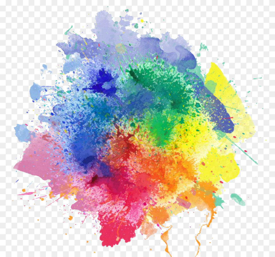 Color Paint Art Background Colorful Smoke Background, Modern Art Free Transparent Png