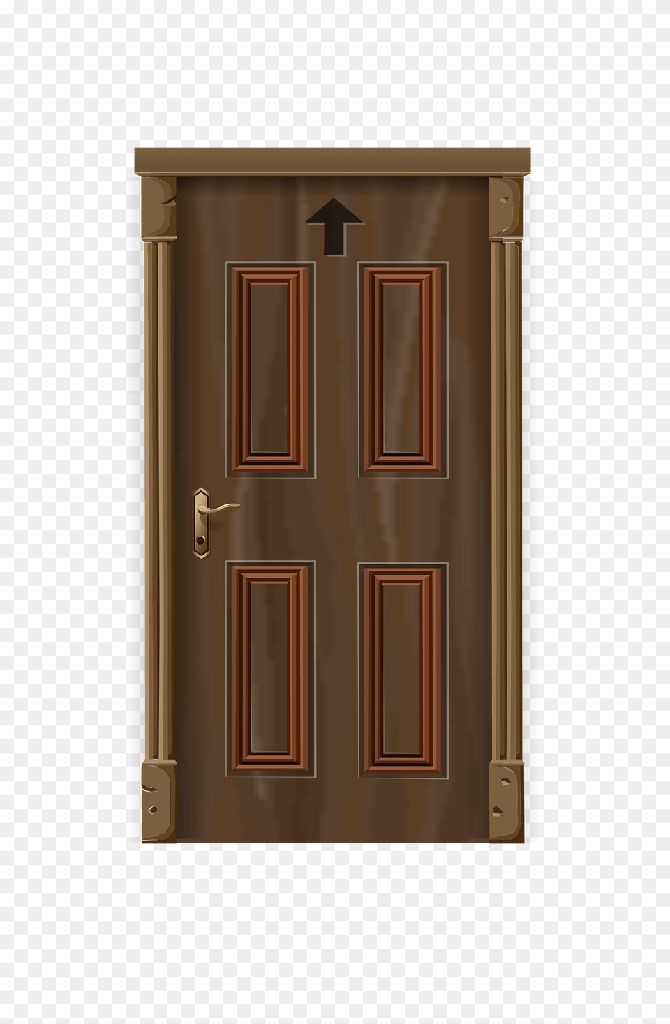 Color Painting Brown Door Clipart, Mailbox Free Png Download