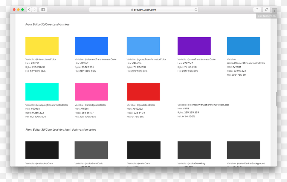 Color Palette Design System Free Png Download