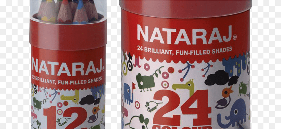 Color Pencil Tin Pack12 24 Natraj Colour Pencil In Tin, Can Free Png Download