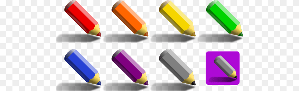 Color Pencils Clip Art, Pencil Free Png