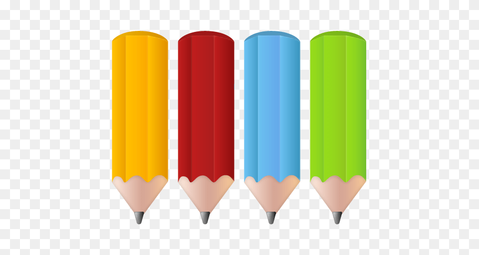 Color Pencils Pens Icon, Pencil, Dynamite, Weapon Free Png