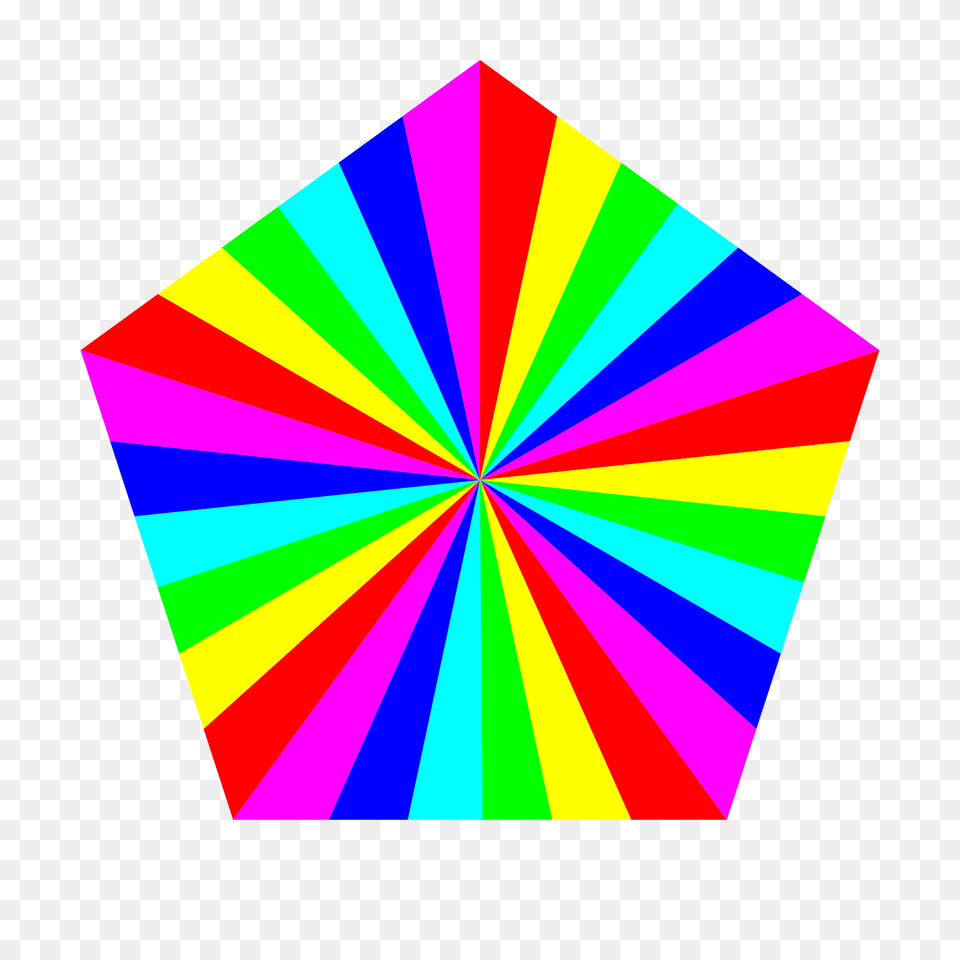 Color Pentagon Clipart Png Image