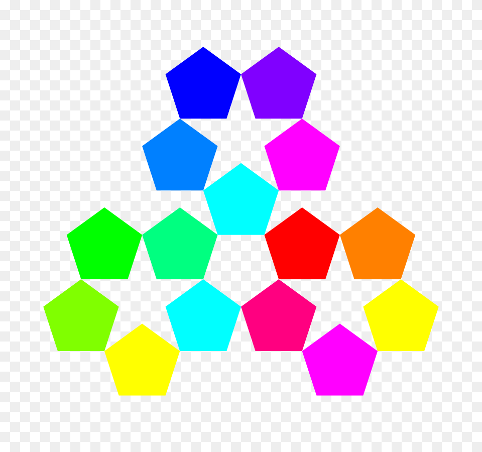 Color Pentagon Inspiration Clip Arts For Web, Paper Png Image