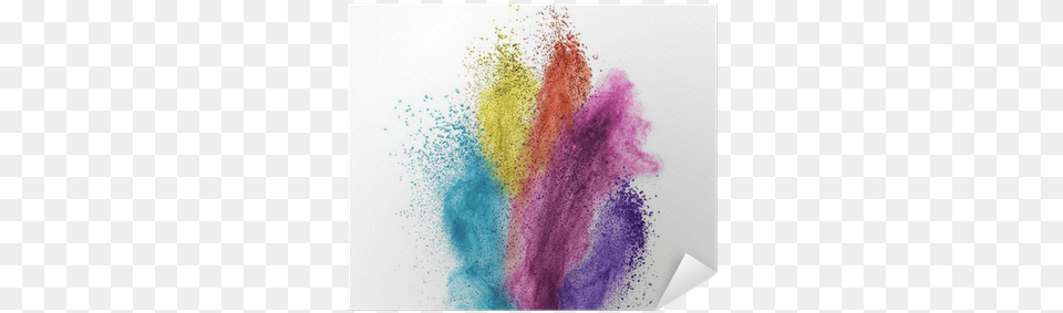Color Powder Explosion Isolated On White Poster Pixers Book Of Glam Finding Your Soul, Dye Free Png Download