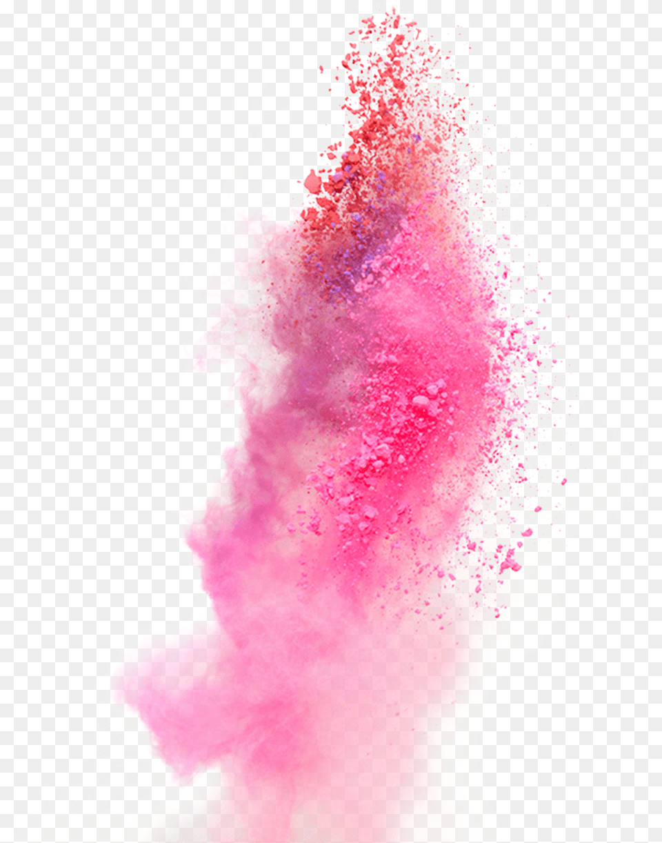 Color Powder Holi Colour Smoke, Person Free Png Download