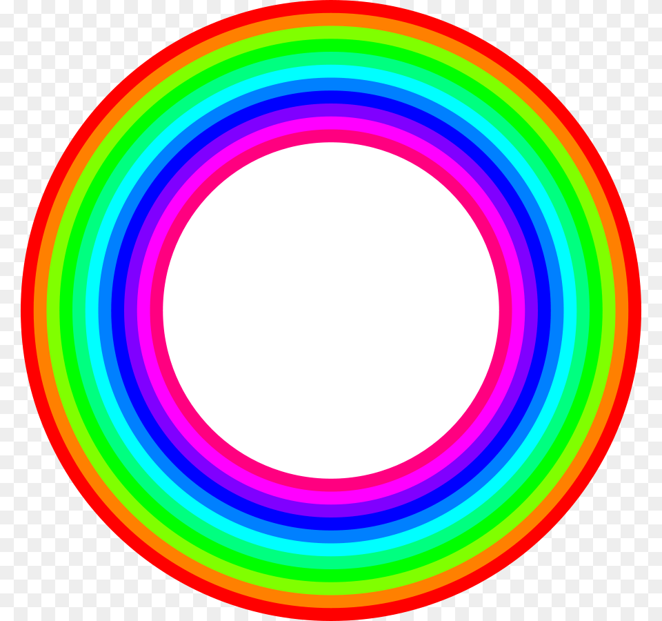 Color Rainbow Donut Clip Arts Download, Light, Disk, Hoop Free Transparent Png