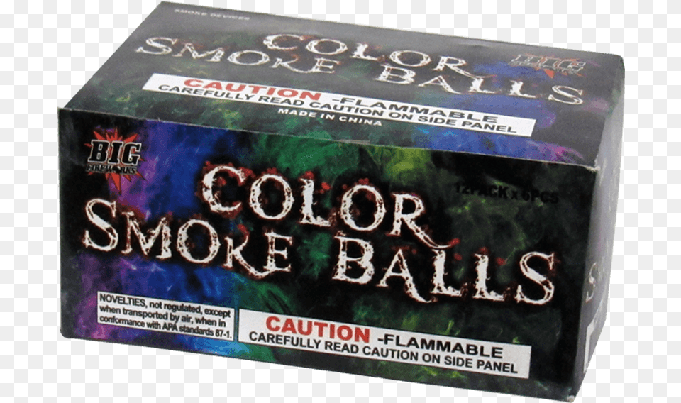 Color Smoke Balls Sleeve Box, Book, Publication Png