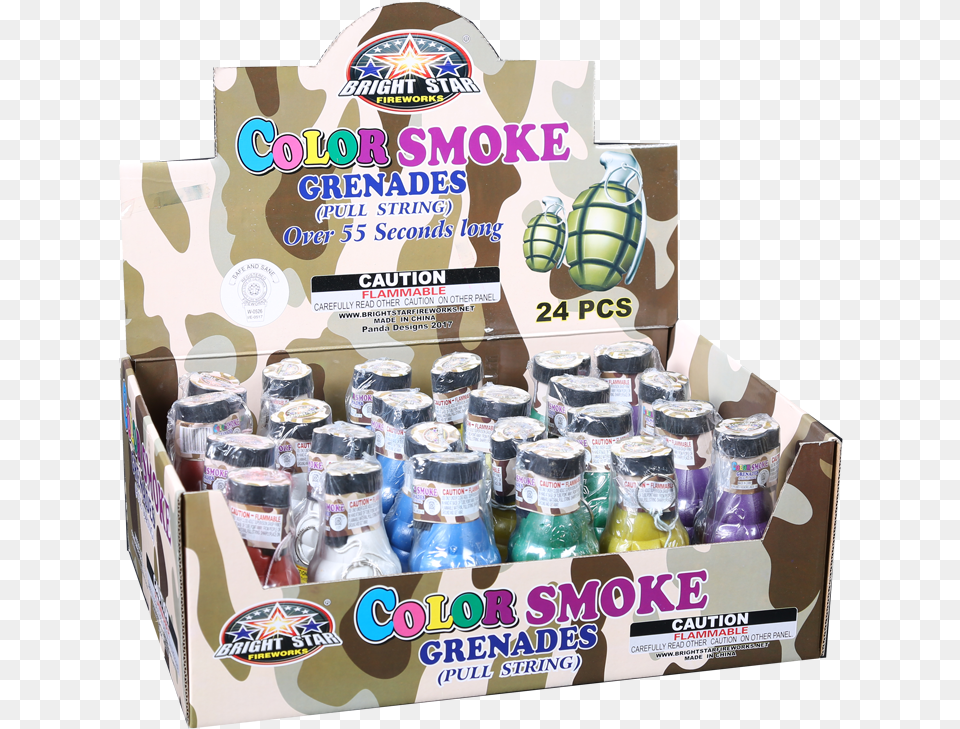 Color Smoke Grenades Confectionery Png Image