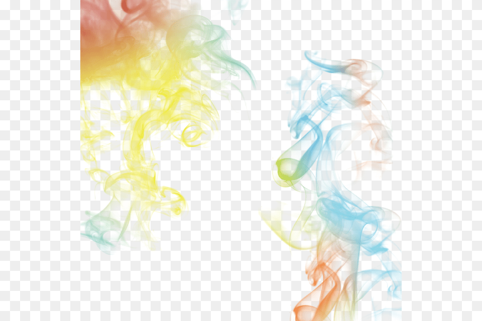 Color Smoke Illustration Smoke Color Illustration, Art, Graphics, Person, Modern Art Free Png Download