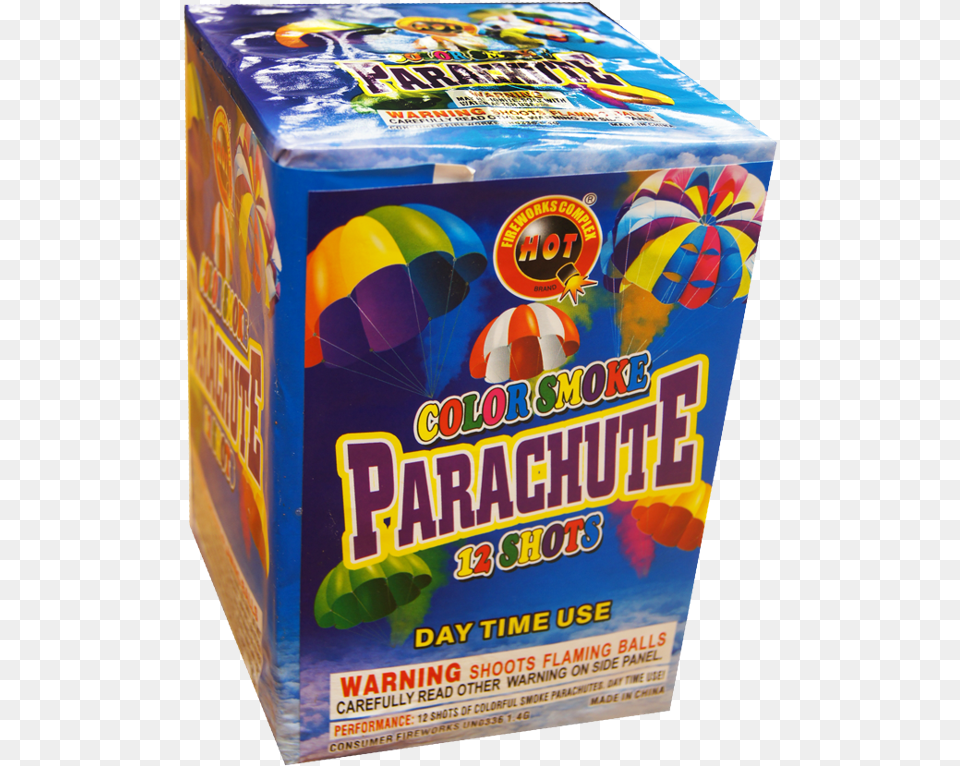Color Smoke Parachute 12 Shot Barracuda, Box Free Transparent Png