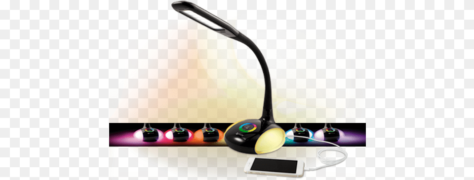 Color Spectrum Led Desk Lamp With Usb Ottlite Colour Changing Base, Electrical Device, Microphone, Electronics, Mobile Phone Png Image