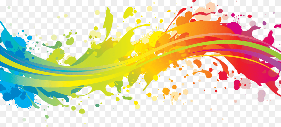 Color Splash Backgrounds Transparent Color Splash Hd, Art, Floral Design, Graphics, Pattern Png Image