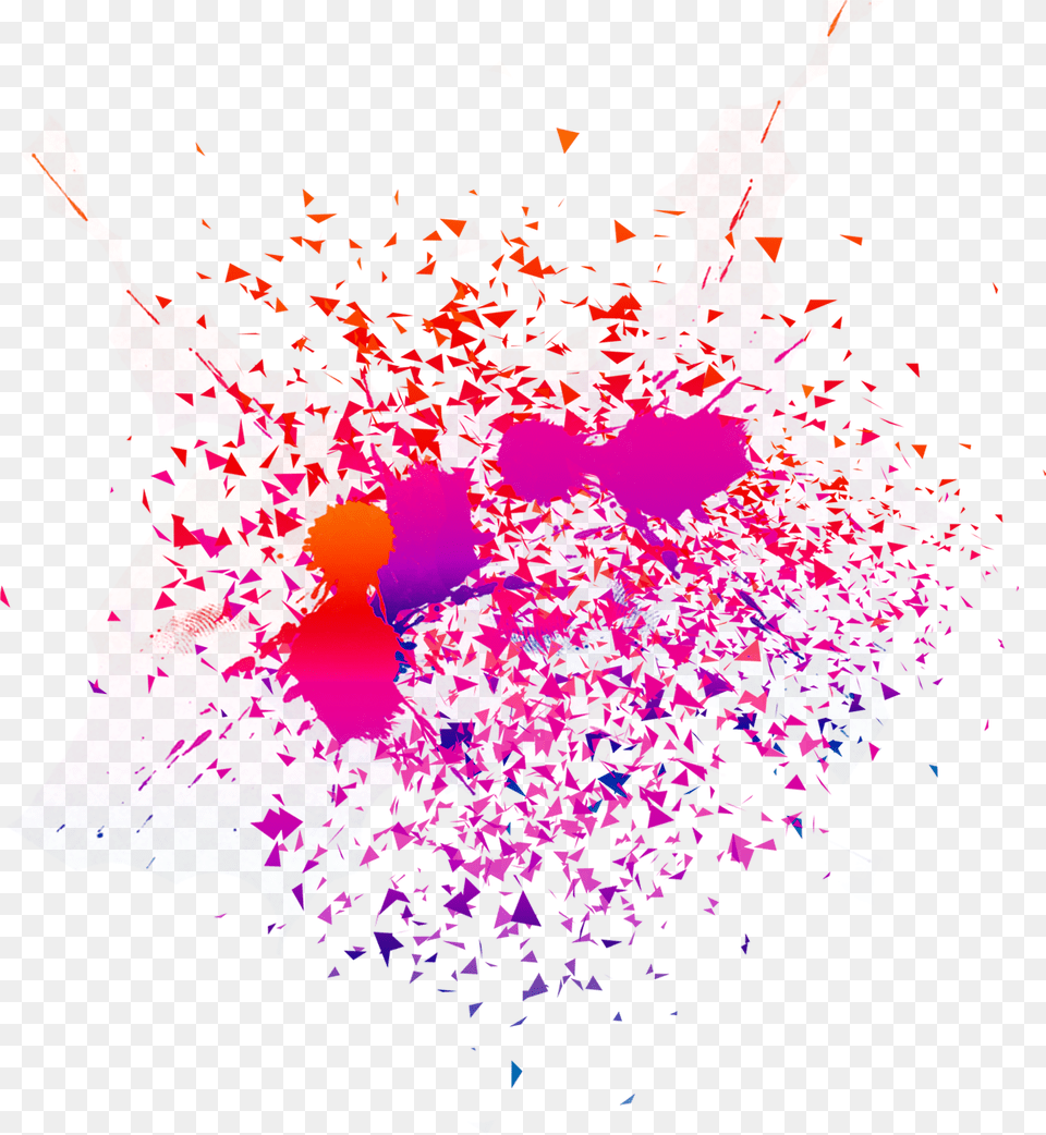 Color Splash Effect, Purple, Pattern Png