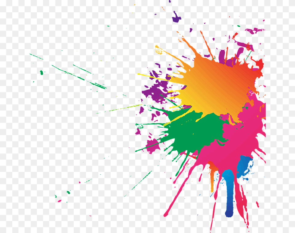Color Splash Graphic Banner Design, Art, Graphics, Purple, Modern Art Png Image
