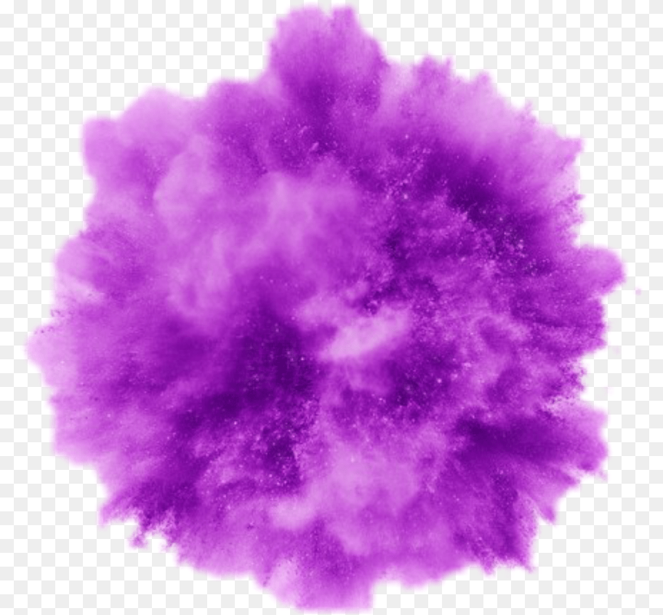 Color Splash Purple Colour Smoke, Mineral Png Image