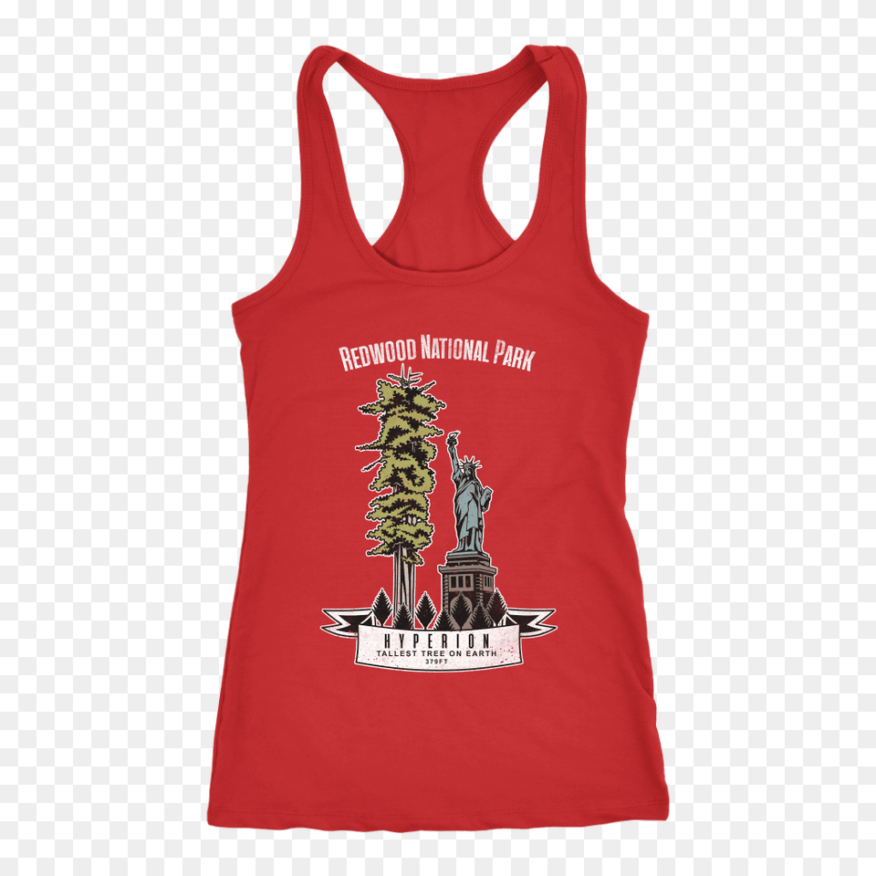 Color Splash Redwood Hyperion Tree Tank Trekwest Apparel, Clothing, Tank Top, Person, Vest Free Transparent Png