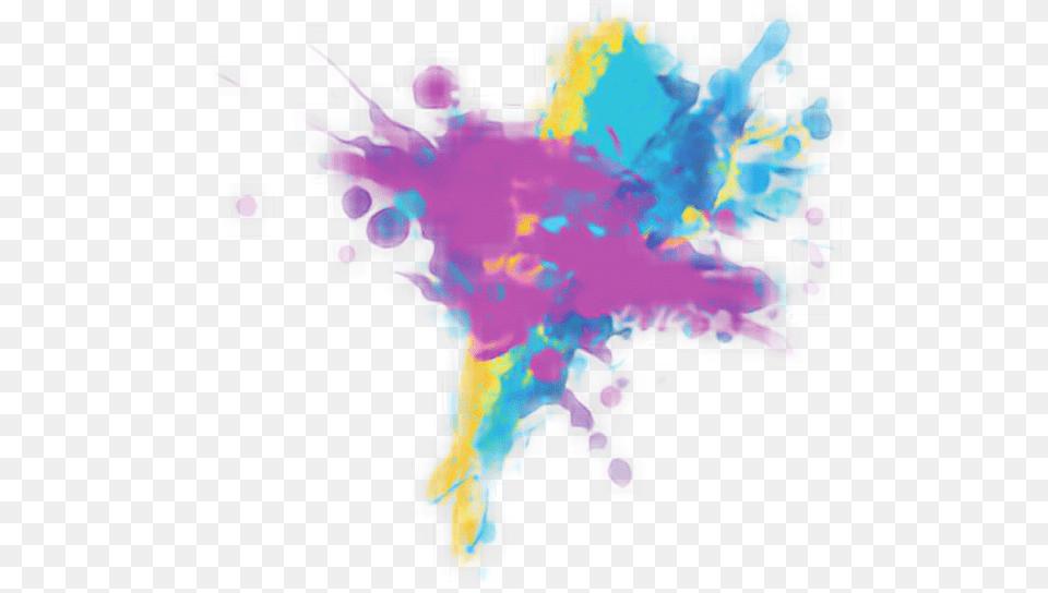 Color Splash Splashsplashcolor Stiker Splash Color Picsart, Art, Graphics, Purple, Person Free Png
