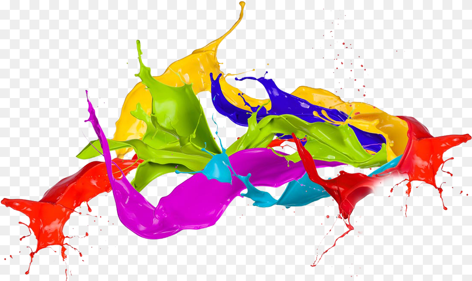 Color Splash Transparent Holi Image High Quality Color Ink Splash, Art, Graphics, Purple, Baby Free Png Download