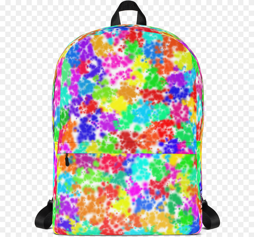 Color Splat Backpack Backpack, Bag, Birthday Cake, Cake, Cream Free Png