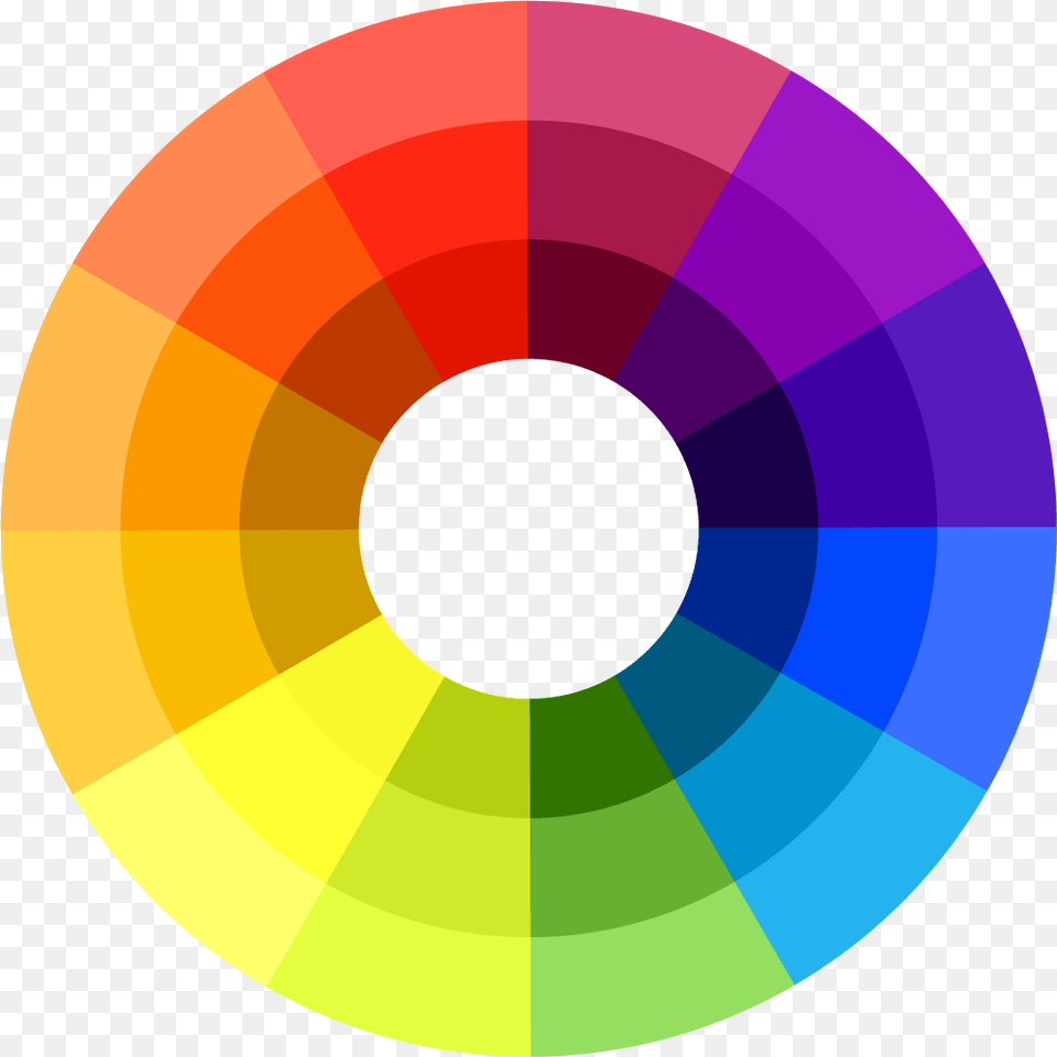 Color Theory Wheel, Disk Free Png