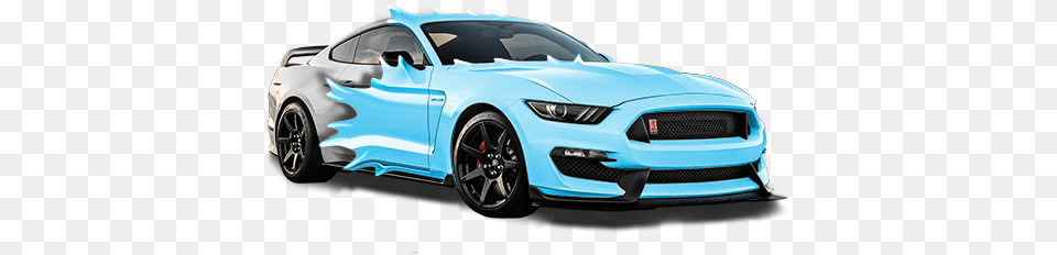 Color Transition Wrap Car, Coupe, Mustang, Sports Car, Transportation Png