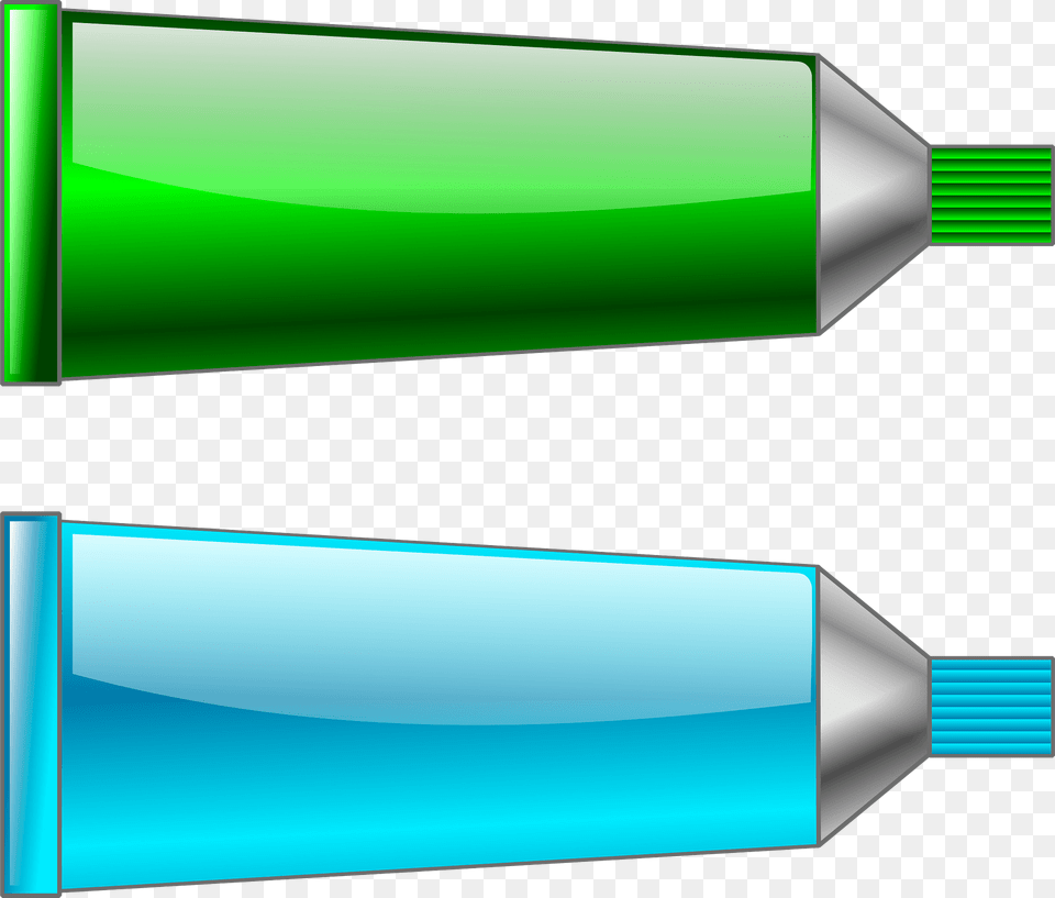 Color Tube Green And Cyan Clipart, Marker Free Transparent Png