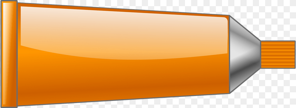 Color Tube Orange Clipart, Pencil Free Png Download