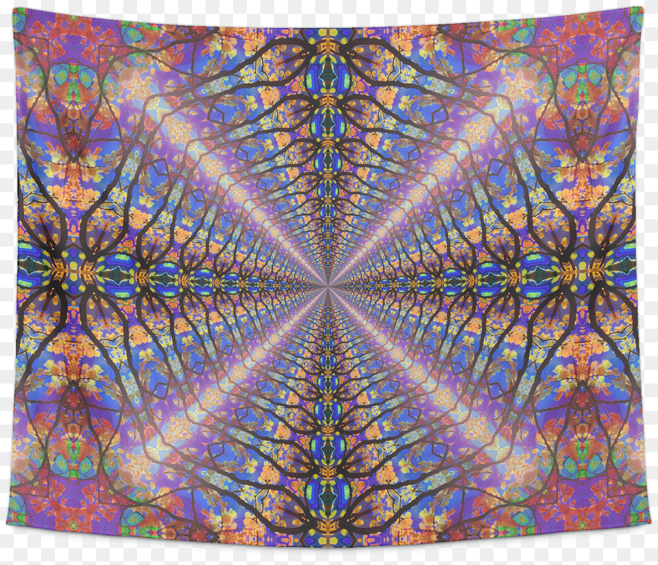 Color Tunnel Tapestry Tapestry, Accessories, Ornament, Pattern, Purple Png Image