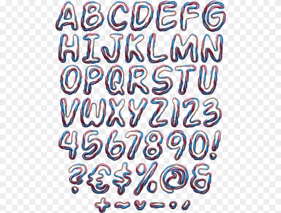 Color Twist Fancy Font, Pattern, Text Free Transparent Png