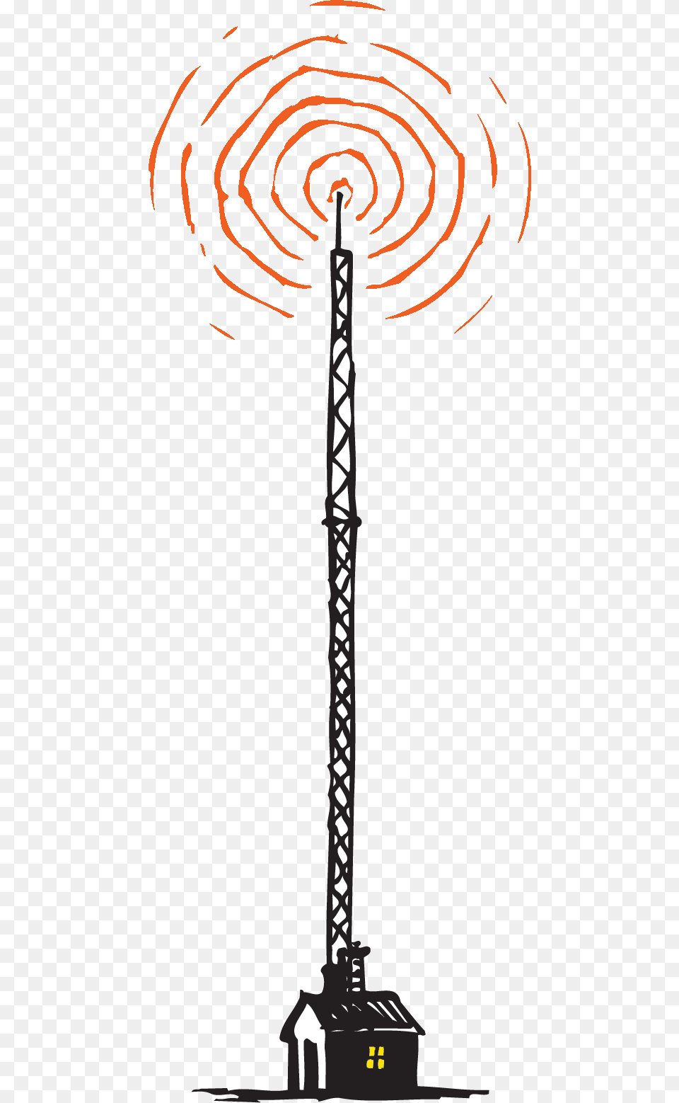 Color Version Radio Tower, Construction, Construction Crane, Cross, Symbol Free Transparent Png