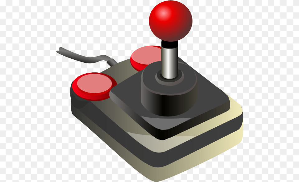 Color Video Game Joystick Vector Clip Art Svg Joystick Icon, Electronics, Disk Free Png