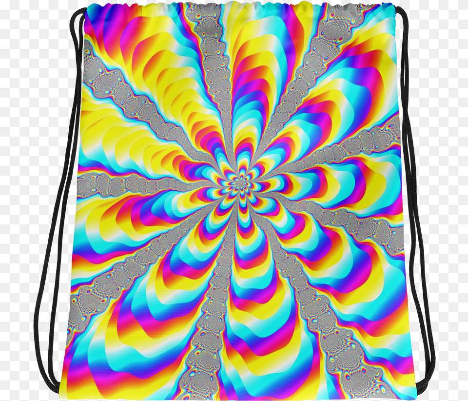 Color Vortex Drawstring Bag Stockxchng, Pattern, Accessories, Fractal, Ornament Free Transparent Png