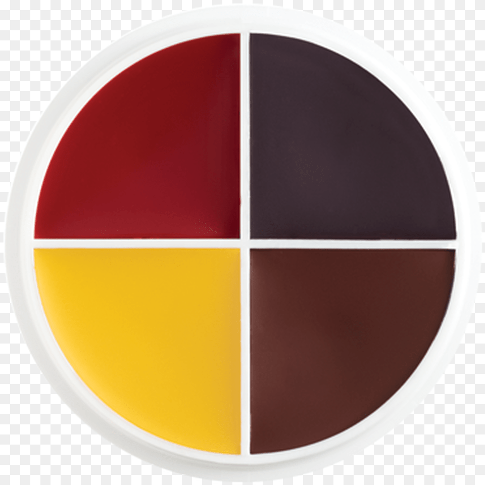 Color Wheel 4 Colors, Plate, Maroon Free Png Download