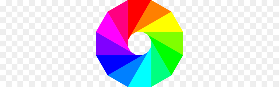 Color Wheel Dodecagon Clip Art Free Png