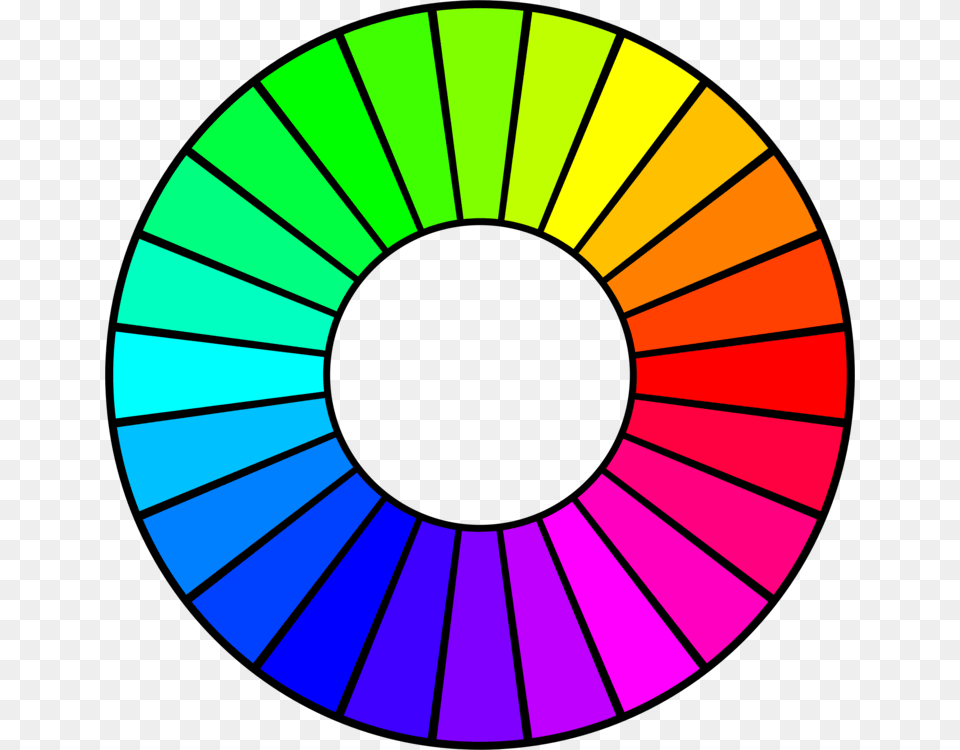 Color Wheel Drawing Hue Tertiary Color, Art Free Png Download