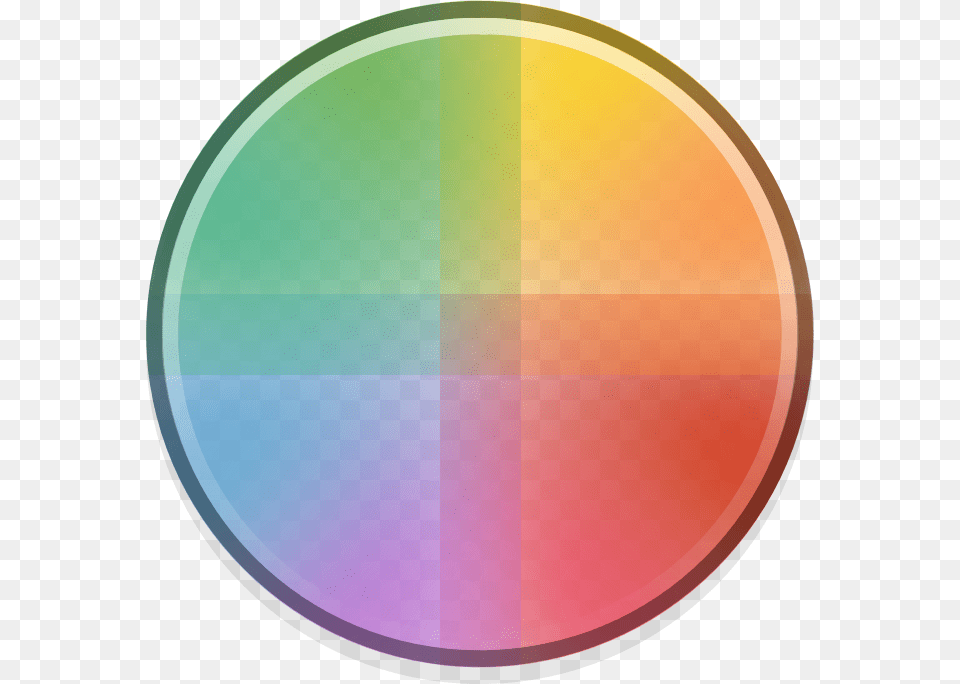 Color Wheel Gambar Bulat Warna Warni, Disk Png