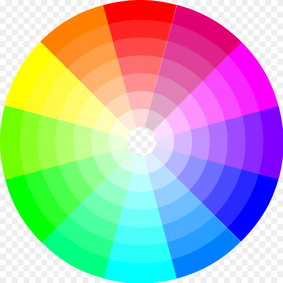 Color Wheel Vector Clipart Image, Disk, Sphere Png